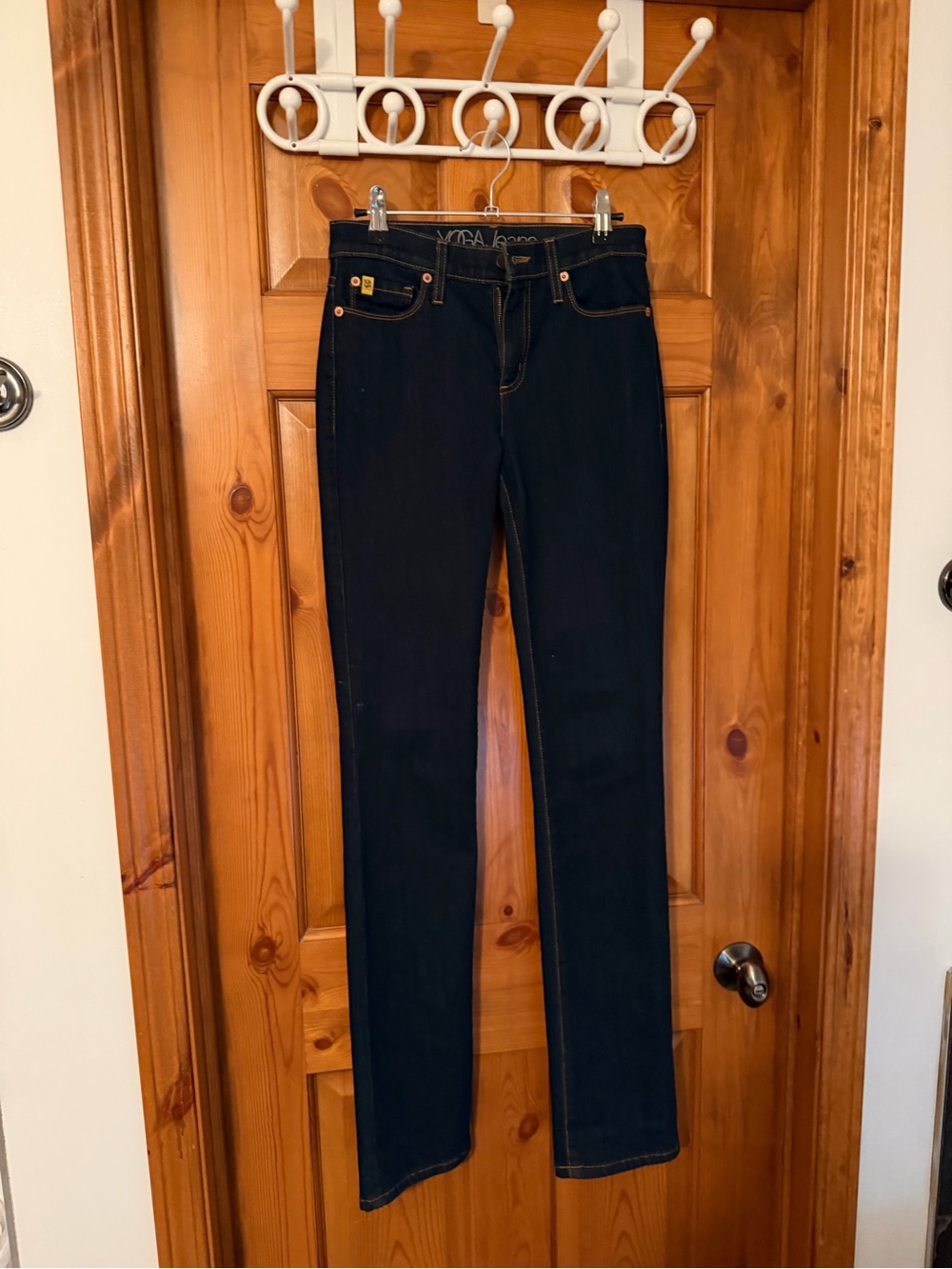 Dark Blue Skinny Jeans with Stretch - Unbranded